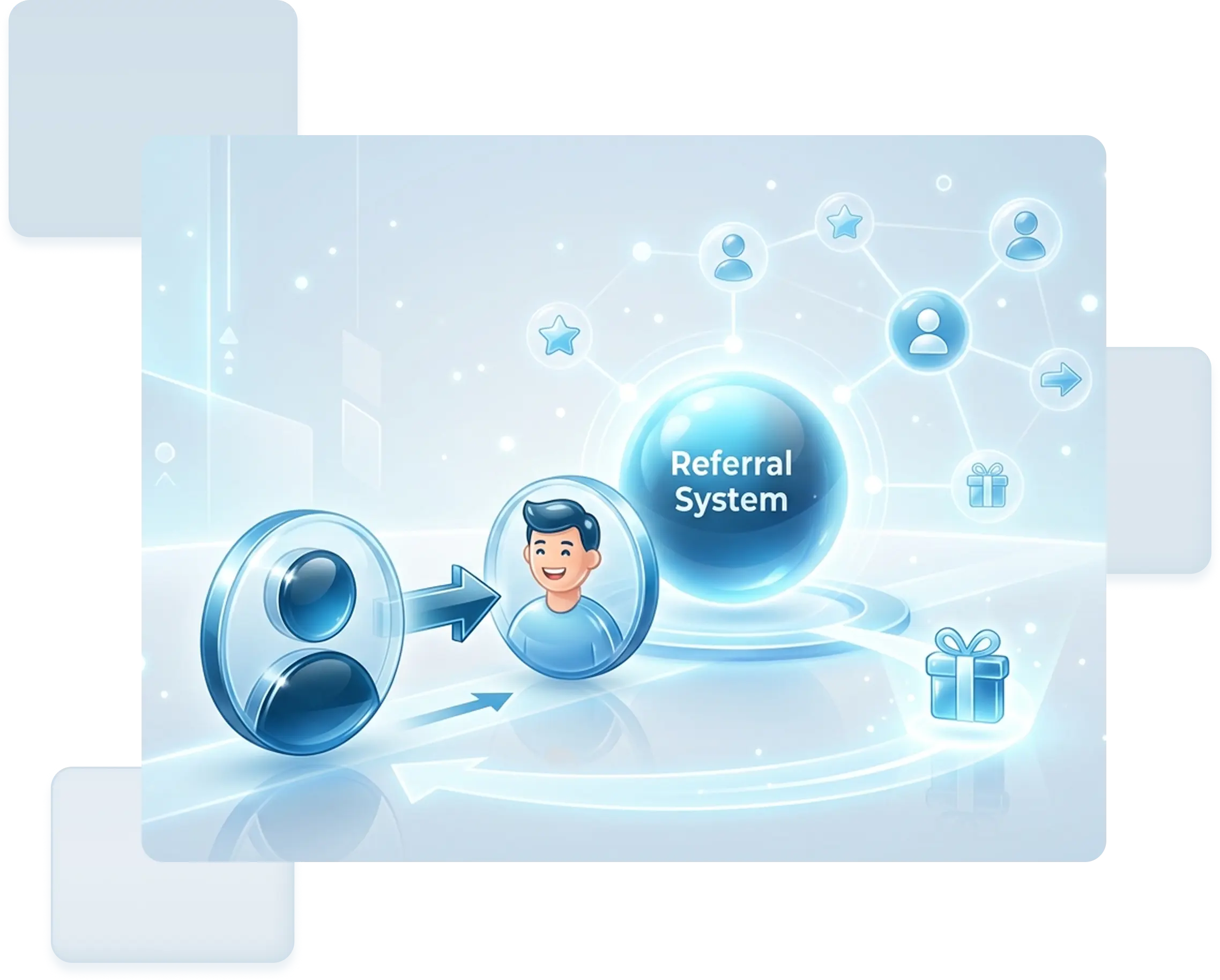 referral system in Waggex payroll software for tracking referrals and commissions