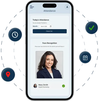 Employee face recognition