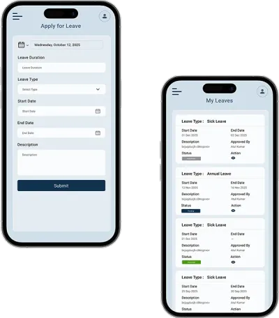 Waggex online leave and attendance management system showing unified tracking and smart leave workflow India