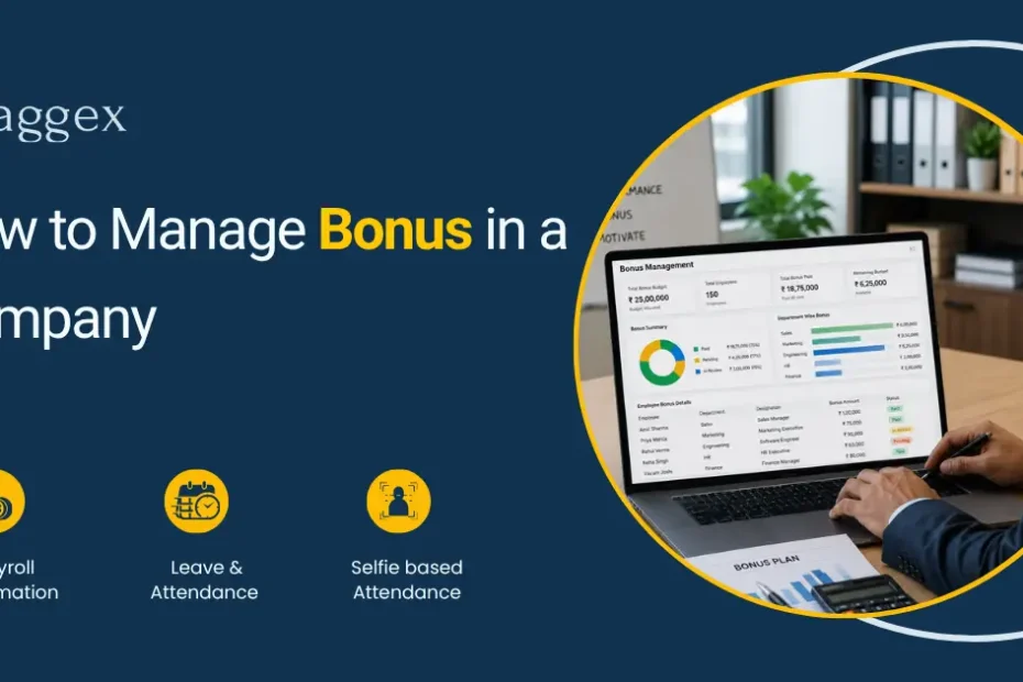 how to manage bonus in company